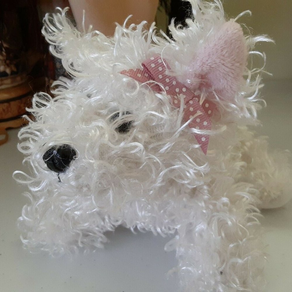 Ganz White Terrier‎ Dog Plush HM106 8" Stuffed Toy
